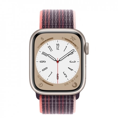 Умные часы Apple Watch Series 8 41 мм Starlight Aluminium Case with Elderberry Sport Loop